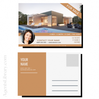 For Sale / Sold / For Rent  “Postcard” Template #18