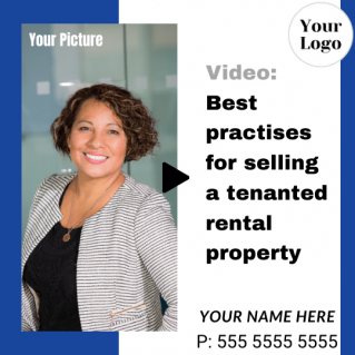 Best practises for selling a tenanted rental property – Short form Social Media size brandable video