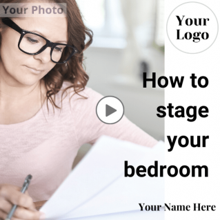 How to stage your bedrooms – Short form Social Media size brandable video