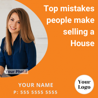 VIDEO for Social Media:  Top mistakes people make selling a House
