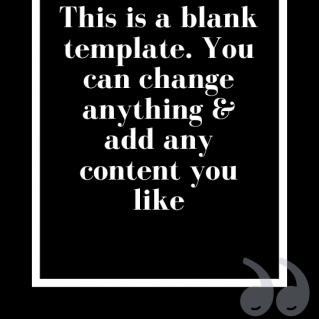 Blank Stories Template – #076