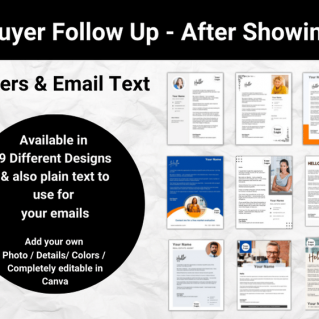 Buyer Follow Up – After Showing Letter & Email Template to Copy & Use