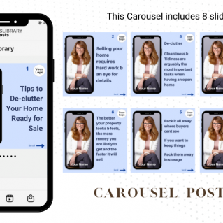 Carousel Template – Tips to De-clutter Your Home Ready for Sale