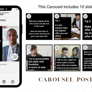 Carousel Template – What To Do if Your Offer Is Rejected (10 Slides)
