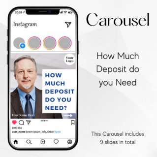 Carousel Template – How Much Deposit do you Need