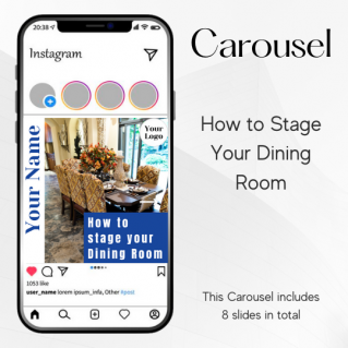 Carousel Template – How to Stage Your Dining Room