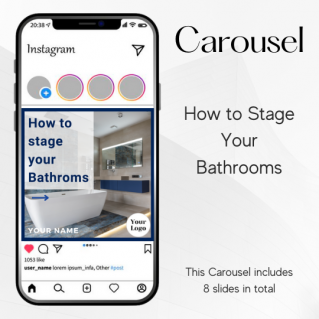 Carousel Template – How to stage your Bathrooms
