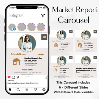 Market Report Carousel – Style 8