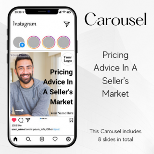 Carousel Template – Pricing Advice In A Seller’s Market