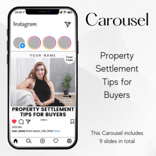 Carousel Template – Property Settlement Tips for Buyers