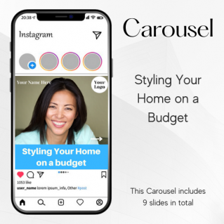 Carousel Template – Styling Your Home on a budget