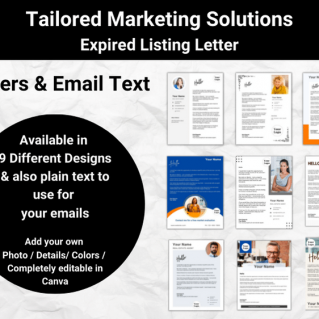 Introduction Re Your Marketing Expertise (For: FSBO’s / Expireds) Letter & Email Template to Copy & Use