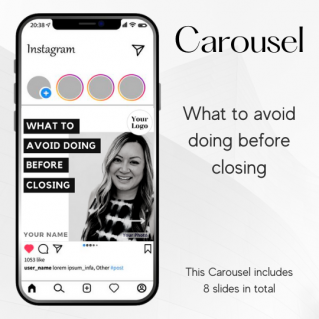 Carousel Template – What to avoid doing before closing