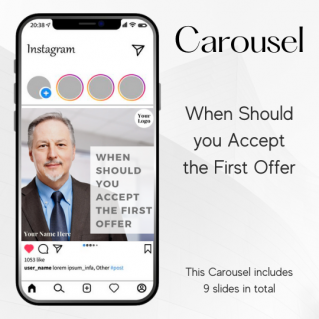 Carousel Template – When Should you Accept the First Offer?